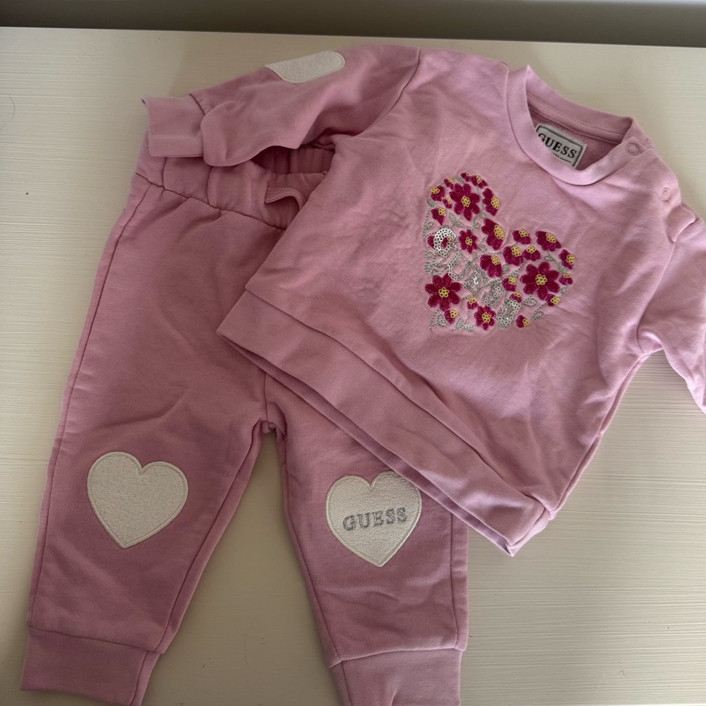 Guess Soft Pink Baby Apparel NWOT